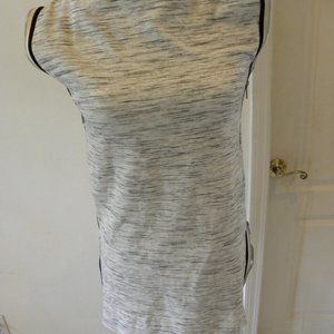 French Connection  knit dress with zippers   can be a top  or dress very fitted